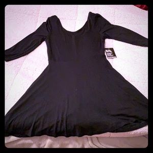 NWT Express Black Skater Dress